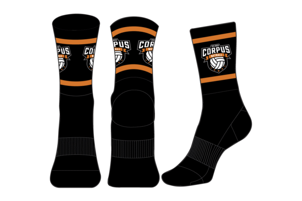 Netball Black Socks