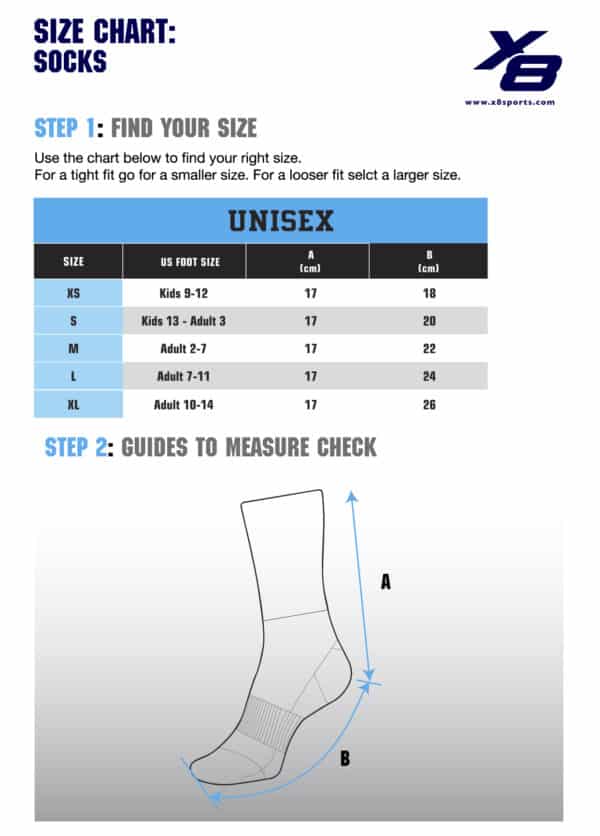 Netball Black Socks - Image 2